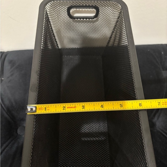 Black Mesh Storage Basket - Picture 5 of 6